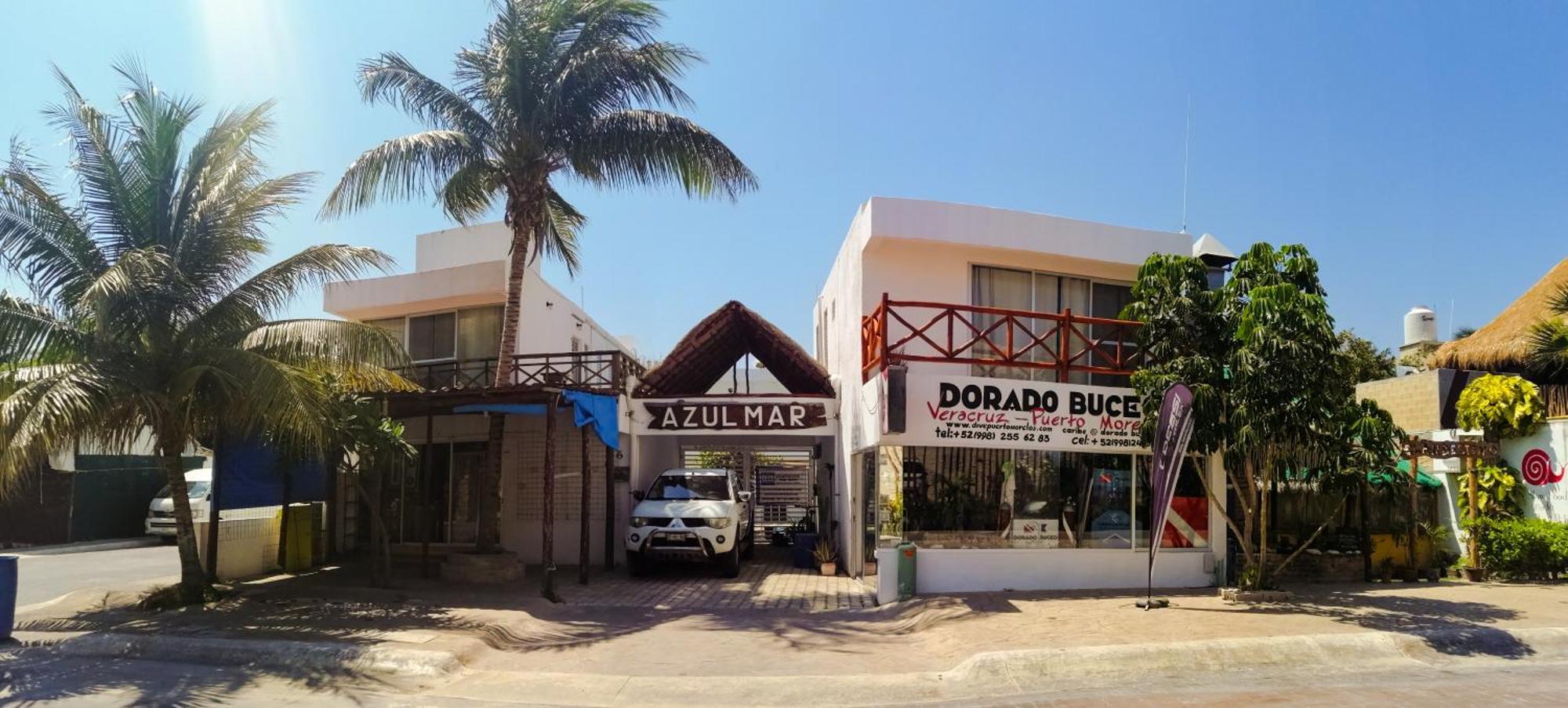 Azul Mar Diving And Lodge Puerto Morelos Exterior photo